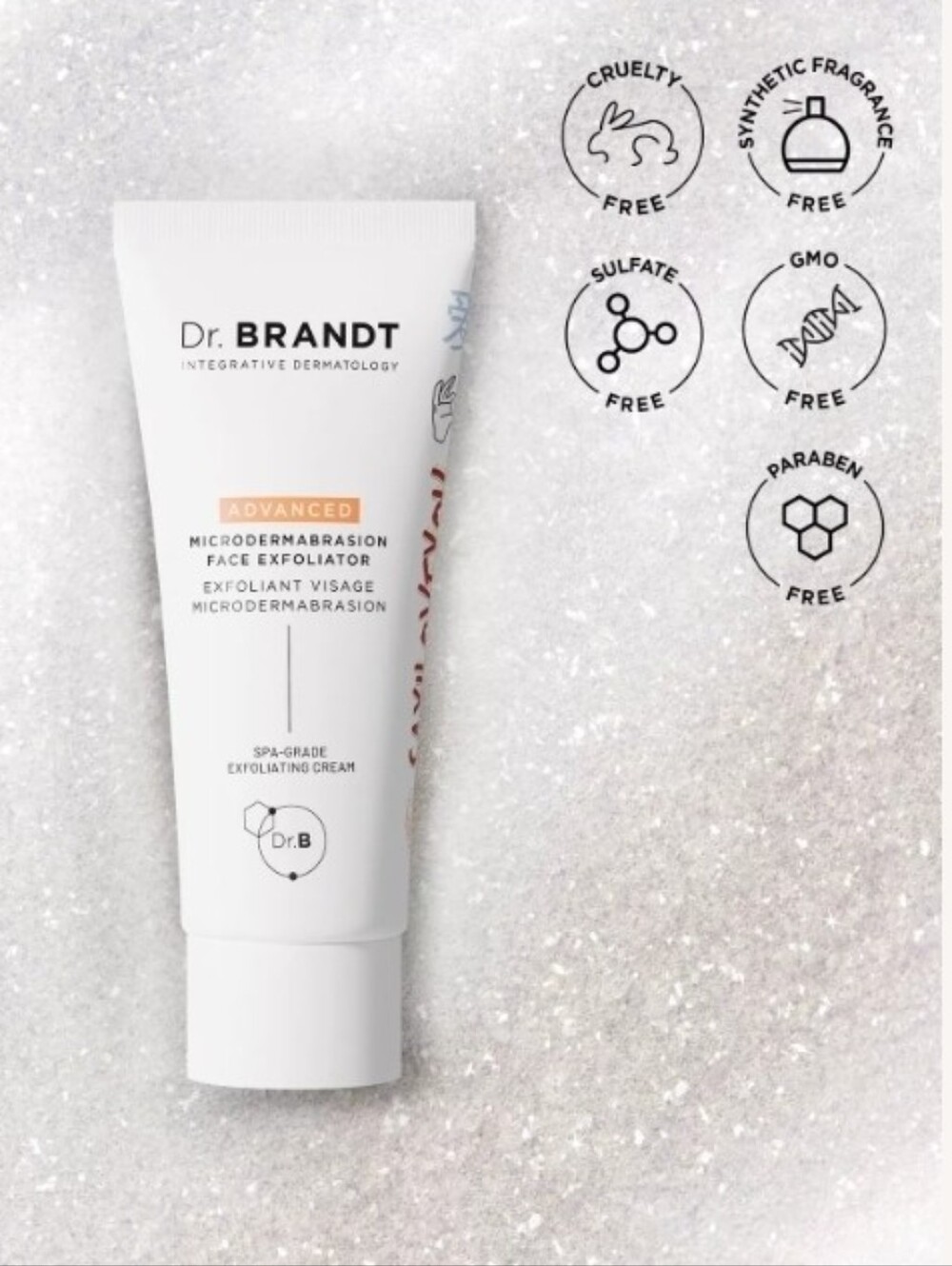 Dr. Brandt White Facial Exfoliator Tube